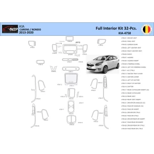 KIA Carens 2013 Interior WHZ Dashboard trim kit  Parts