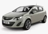 OPEL CORSA dekor palubnej dosky | Drevo a karbón