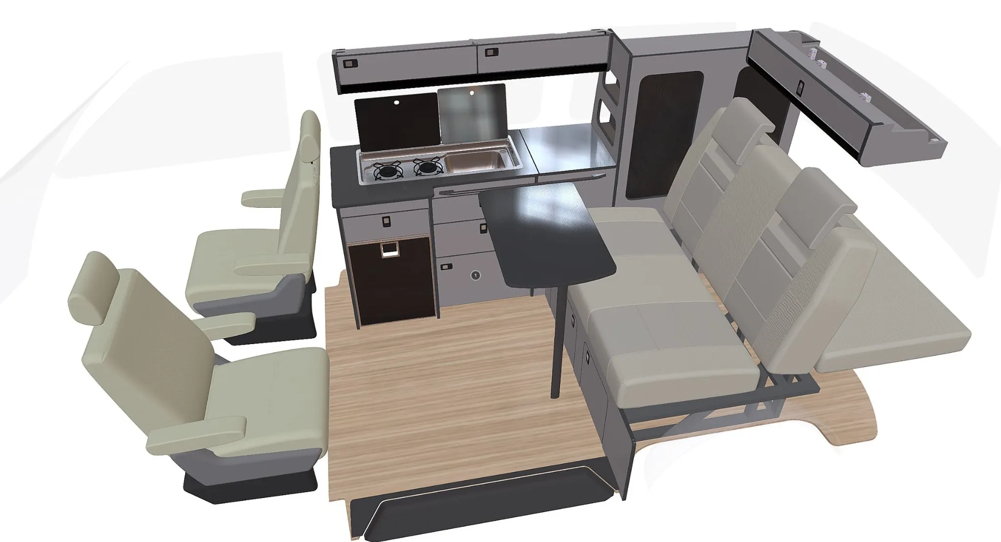 Example 3D layout · VW T5